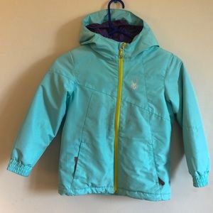 Spyder brand kids winter 3 in 1 ski jacket